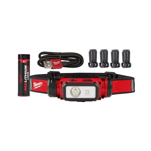 RedLithium USB Rechargeable Slide Focus Flashlight Kit