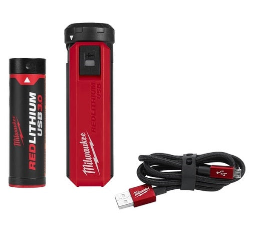Red Lithium USB Portable Power Source and Charger