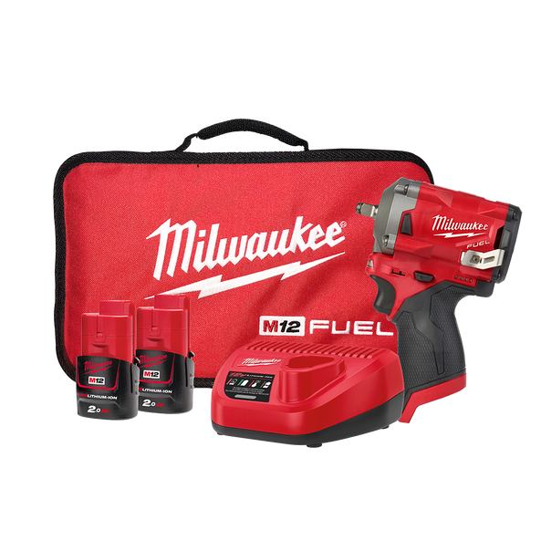 M12 Fuel Stubby Impact Wrench 3/8in 2.0Ah Kit