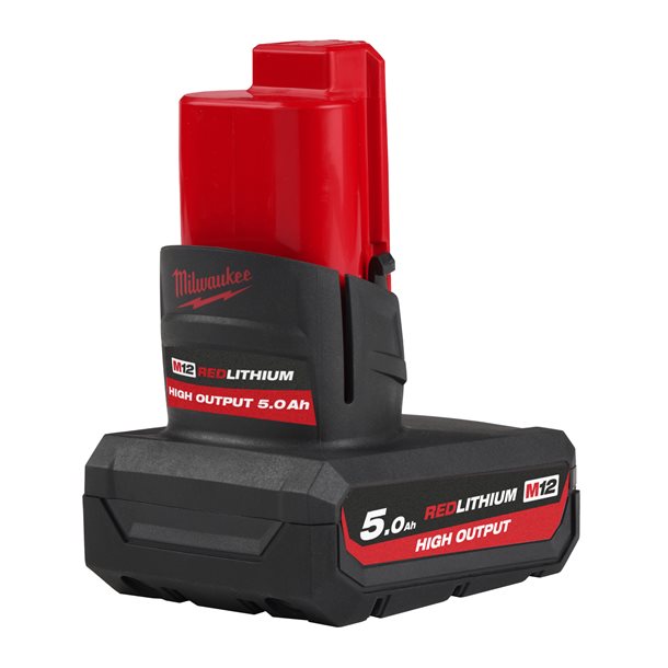 M12 Red Lithium Ion Battery 5.0Ah High Output