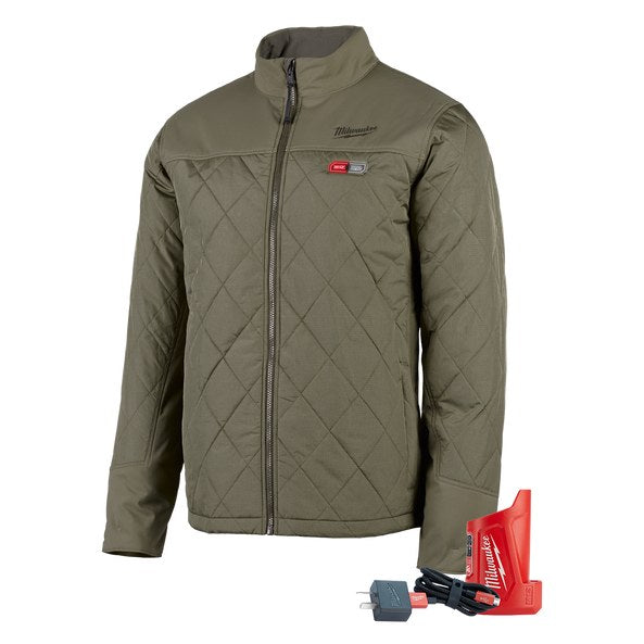 M12 AXIS Heated Jacket Olive Green X - M
