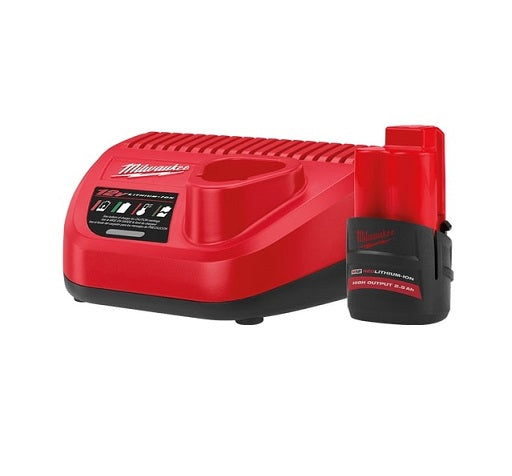 M12 HO Starter Pack Battery 1x2.5Ah & Charge