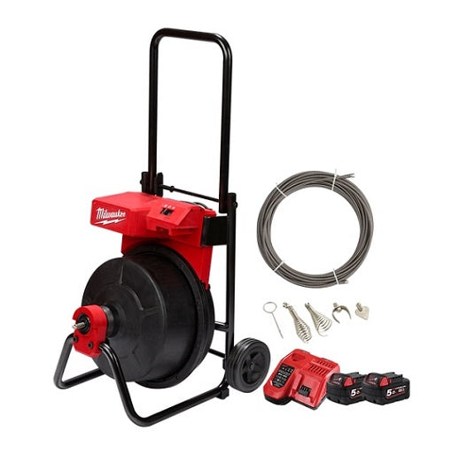 M18 Compact Drain Clearing Drum Machine Kit