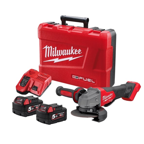 M18 Fuel 125mm Angle Grinder Dead Man Paddle Kit Charge Case