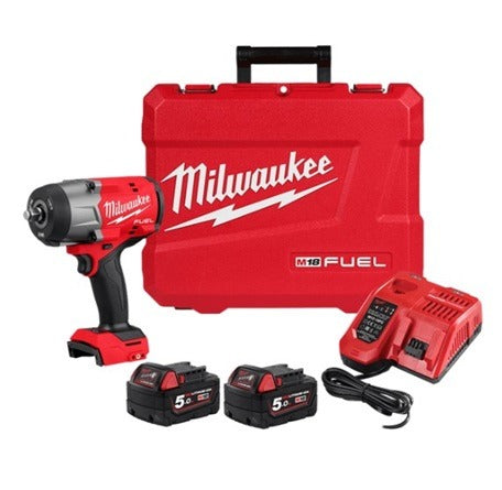 M18 Fuel High Torque Impact Wrench 1/2 Ring 2 x 5Ah Kit