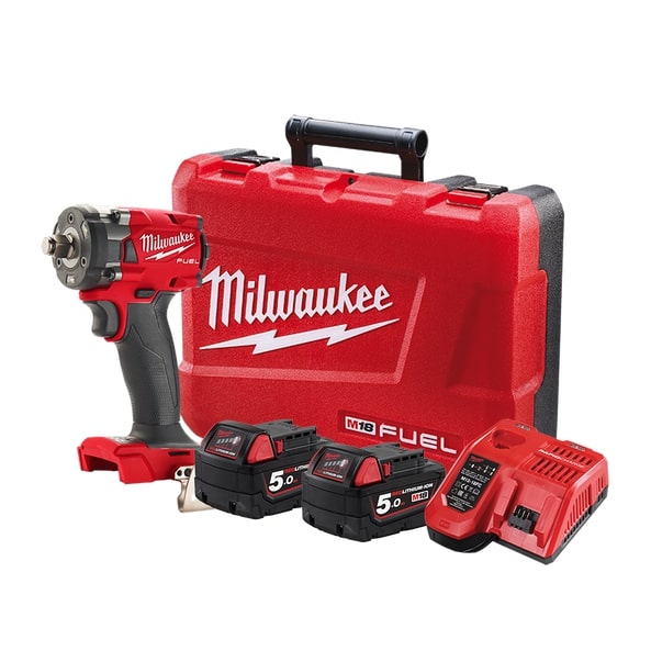 M18 Fuel Compact Impact Wrench Detent 5Ah Kit
