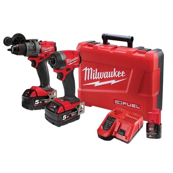 M18 Fuel Hammer Drill & Impact Driver 2A3 2x 5Ah Kit