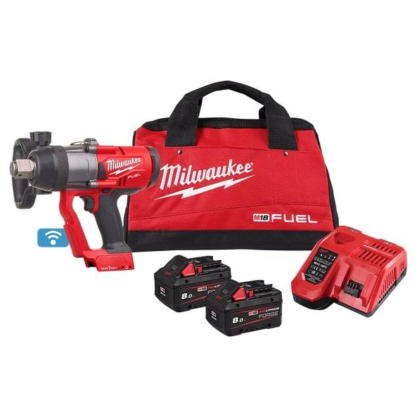 M18 Fuel One-Key 1in Wrench 2xM18FB8 1xM1218FC