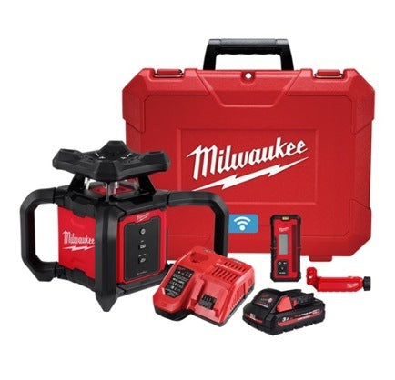 M18 Horizontal Rotary Laser 610m (2000ft) Red Kit