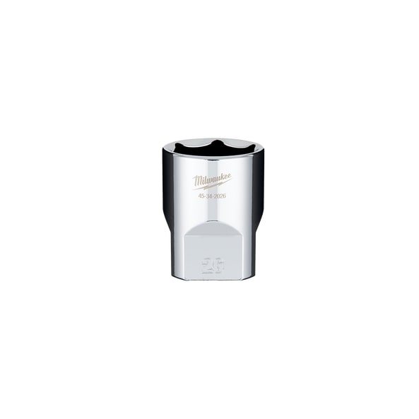 Drive Socket 1/2 Metric Standard 26mm 6 Point
