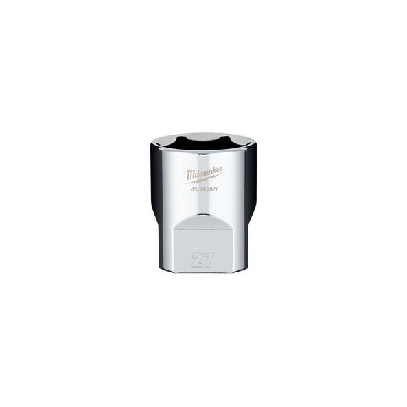 Drive Socket 1/2 Metric Standard 27mm 6 Point