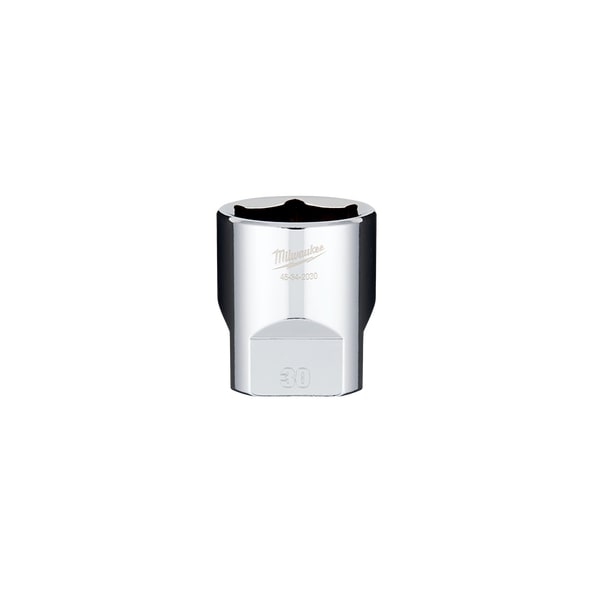 Drive Socket 1/2 Metric Standard 30mm 6 Point