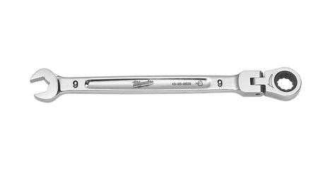 Ratcheting Combination Wrench 9mm Metric Flex Head