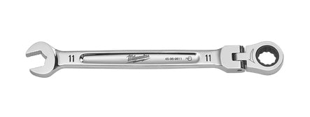 Ratcheting Combination Wrench 11mm Metric Flex Head