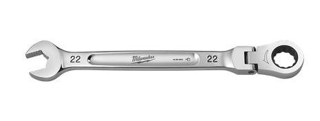 Ratcheting Combination Wrench 22mm Metric Flex Head