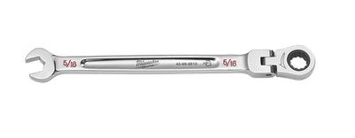 Ratcheting Combination Wrench 5/16in SAE Flex Head