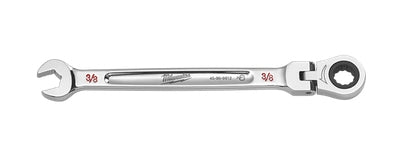 Ratcheting Combination Wrench 3/8in SAE Flex Head