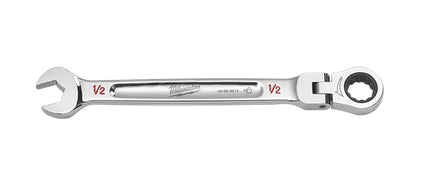 Ratcheting Combination Wrench 1/2in SAE Flex Head