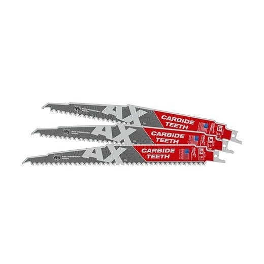 Sawzall Carbide Blade The Ax 5tpi 230mm (Pkt3)