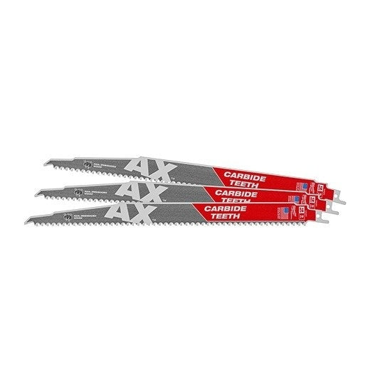 Sawzall Carbide Blade The Ax 5tpi 300mm (Pkt3)