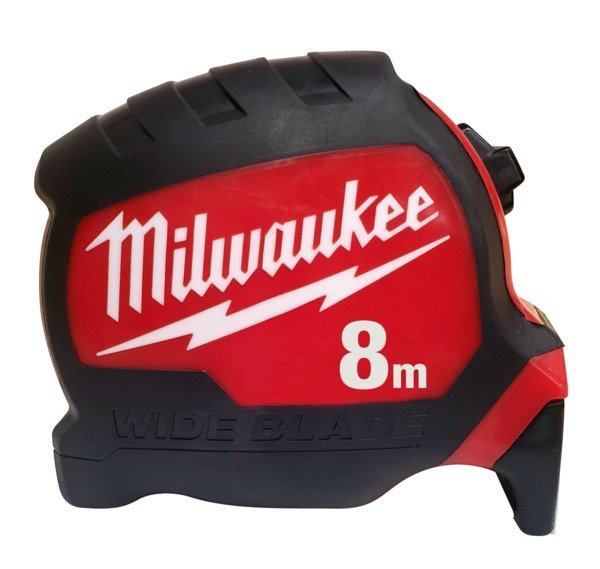 Tape Measure 8m Wide Blade Compact Ergonomic