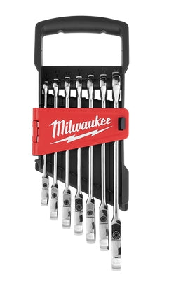 Ratcheting Wrench Flex Head Metric Set 7pc
