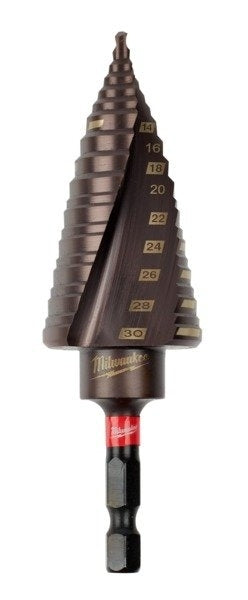 Shockwave Metric Step Bit 4-30mm 12 Step