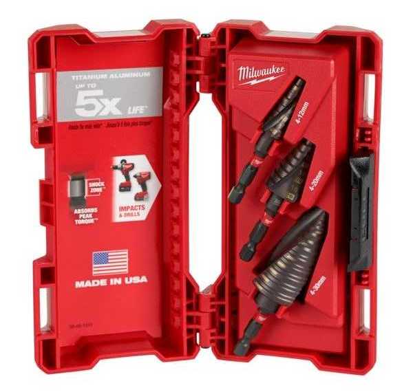 Shockwave Metric Step Bit 3Pc Set