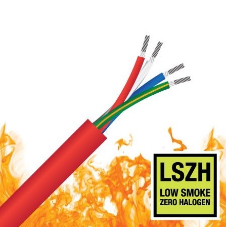 Cable 6mm 3c+E 2hr Fire Rated TCW LSZH 0.6/1kV AS/NZS3013