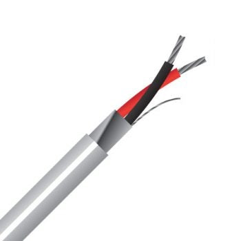 Cable .75mm 2c Fire Alarm TCW Screened Grey 200M