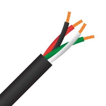 Speaker Cable 1.3mm 4c OFC Black 250m Reel