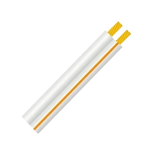 Speaker Cable 0.75mm 2c F8 White Yellow 100m Reel