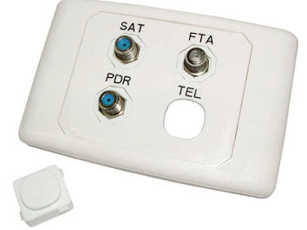 Wall Plate Sat/FTA/PVR
