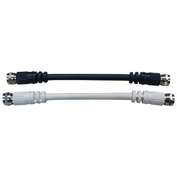 Flylead RG59 150mm F-F White & Blue Digital Ready Pair