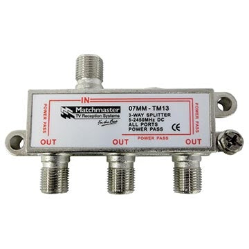 Splitter 3-Way 2 GHz F-Type All PPP