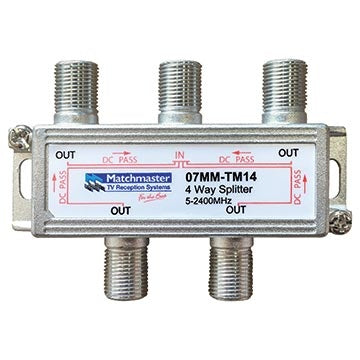 Splitter 4-Way 2 GHz F-Type All PPP
