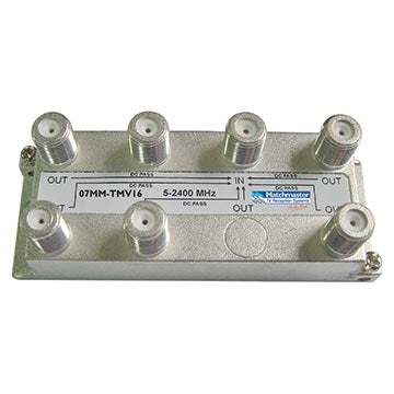 Splitter 6-Way 5-2400 F-Type Vertical All PPP