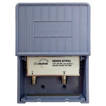 Digital Terrestrial Pass Filter Ch 25-48