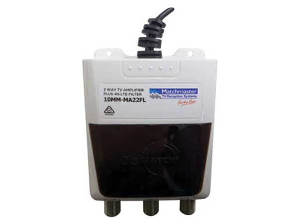 Amplifier Splitter 2-Way 15dB Digimatch
