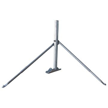 Satellite Mnt Kit Roof/Wall Plate 2Stays Pole