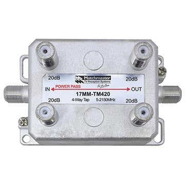 Tap 4Port Vertical 20dB