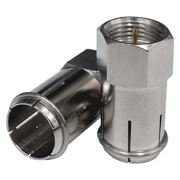 Adaptor F-Type Fixed to F-Type Push On