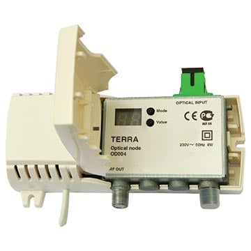 Terra Fibre Receiver 78dB Uv Output Agc 230V/10-20VDC