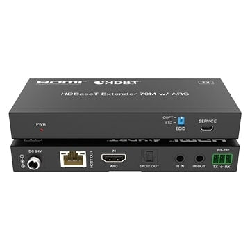 HDMI Extender 70m over Cat6 18Gbps HDCP 2.2 w/ARC