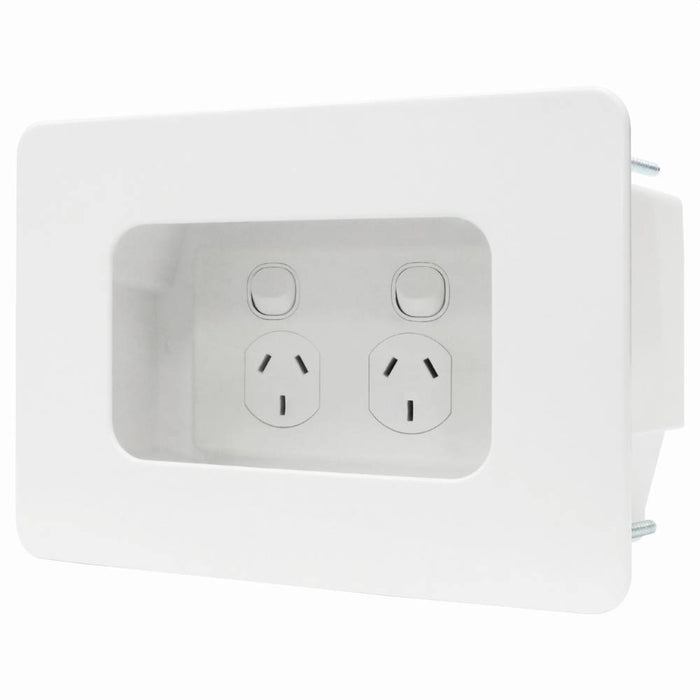 Mounting Box For Recessed Sw Socket White