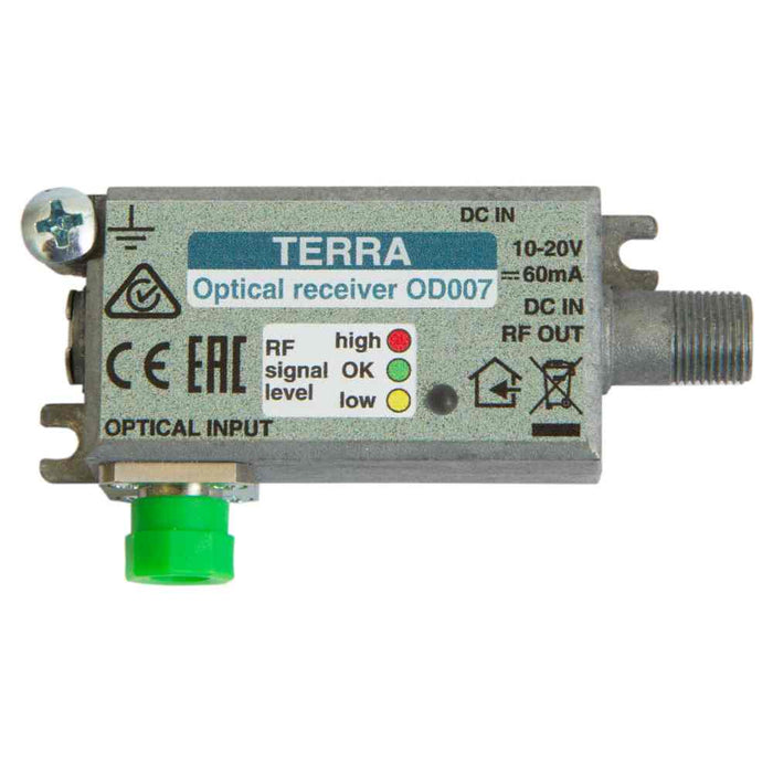 Terra Mini Fibre Receiver 73dBuV FC/APC