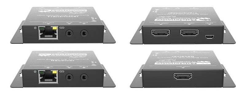 HDMI Extender 1x HDMI 1x Cat5e/6 RJ45 PoC output IR Control