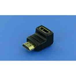 Adaptor HDMI Male - Female 90Deg Right Angle Down