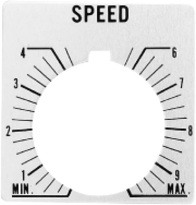 Potentiometer 30mm Legend Plate