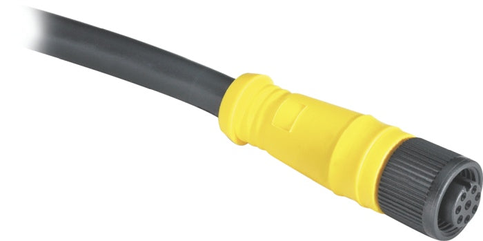 Cord Set DC Micro QD 8Pin Female PVC Yellow 10m